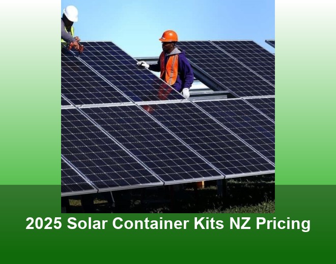 2025 Solar Container Kits NZ Pricing